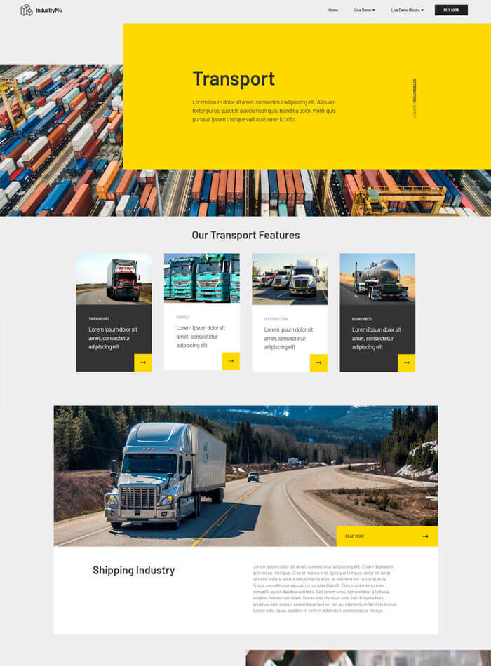 transport, truck, cargo, container, camion benne, bus